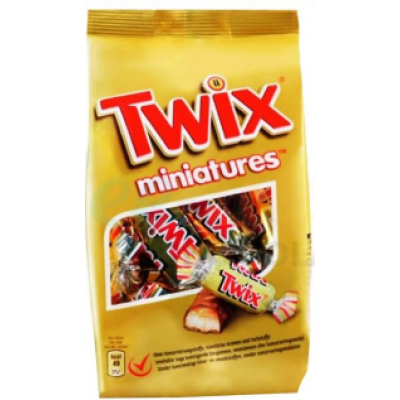 Miniatures Snickers, Mars, Twix Bounty 220g